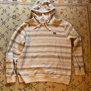 O'Neil Bavaro Stripe Pullover Hoodie/Cosy Surf Style Sweatshirt Men’s Size Large